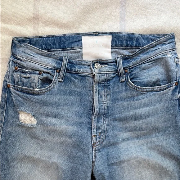 MOTHER The Tomcat Distressed Jeans Size 29 - Picture 4 of 16